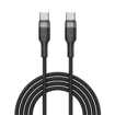 Picture of iOsuite Aluminum Alloy Head (USB-C) TO (USB-C) Cable - 60W - 1.2M - Black - DC35A