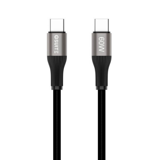 Picture of iOsuite Aluminum Alloy Head (USB-C) TO (USB-C) Cable - 60W - 1.2M - Black - DC51A