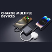 Picture of iOsuite mini size Power Bank 10,000 mAh PD 22.5W Fast Charging with Type C cable and Lightning cable and 1*USB C Port - Grey