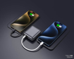 Picture of iOsuite mini size Power Bank 10,000 mAh PD 35W Fast Charging with Type C cable and 1*USB C Port - Grey