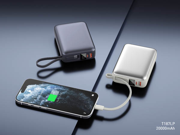 iOsuite mini size Power Bank 20,000 mAh PD 45W Fast Charging with (2 ...