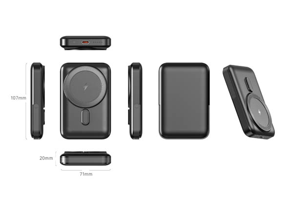 iOsuite Power Bank 10,000 Mag Safe PD20W with 1*USB C Port wired ...