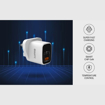 Picture of iOsuite Home Charger QC 25 Watt GaN Tech with 2 Ports 1*USB A & 1*Type C - RY-U25D-AC