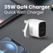 Picture of iOsuite Home Charger QC 35 Watt GaN Tech with 2 Ports 1*USB A & 1*Type C - RY-U35D-AC