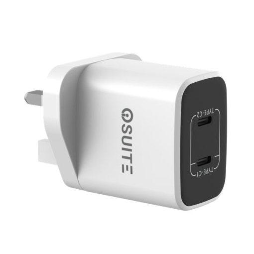 Picture of Osuite Home Charger QC 45 Watt GaN Tech with Type C Cable and 2 Ports Type C- RY-U45D-AC