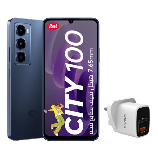 Picture of iTel City100 4G (4+256) GB - Navy Blue - Special Offer